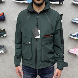 Prada Jasje Groen Streep Logo